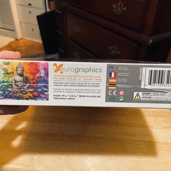 Eurographics Colorful Buddha 1000 Pcs Puzzle Sealed - Picture 3 of 4